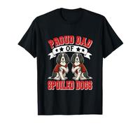 Proud Dad of Spoiled Dogs English Springer Spaniels Owner T-Shirt