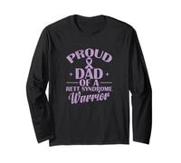 Proud Dad Rett Syndrome Warrior Long Sleeve T-Shirt