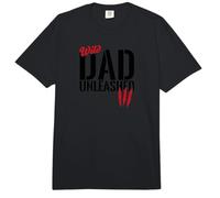 Proud Dad Unleashed Like A Wild Beast Comfort Colors Adult Heavyweight T-Shirt