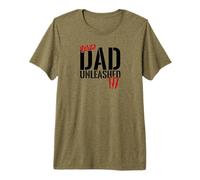 Proud Dad Unleashed Like A Wild Beast Premium T-Shirt