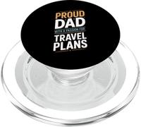 Proud Dad With A Passion For Travel Plans PopSockets PopGrip for MagSafe