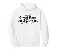 Proud Dane Mom Great Dane Dog Lover Pullover Hoodie