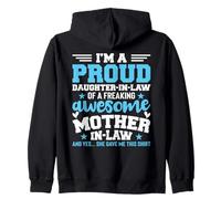 Proud Daughter In Law Of A Freaking Awesome Mother In Law Zip Hoodie