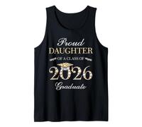 Proud Daughter of A Class of 2026 Graduate Tank Top