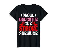 Proud Daughter of A Stroke Survivor Support Ribbon T-Shirt