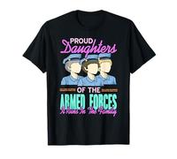 Proud Daughters of The Armed Forces Family Pride T-Shirt