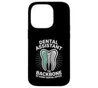 Proud Dental Assistant The Backbone Of Every Dental Office Case for iPhone 14 Pro