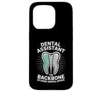 Proud Dental Assistant The Backbone Of Every Dental Office Case for iPhone 15 Pro