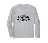 Proud Dobie Mom Doberman Pinscher Dog Lover Long Sleeve T-Shirt