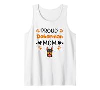 Proud Dobie Mom Doberman Pinscher Dog Lover Tank Top