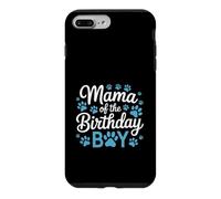 Proud Dog Mom Blue Pawprint Birthday Party Design Case for iPhone 7 Plus/8 Plus