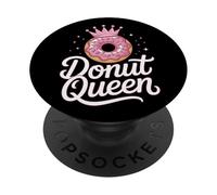 Proud Donut Queen For Sweet Food Junkies And Bakers PopSockets Adhesive PopGrip