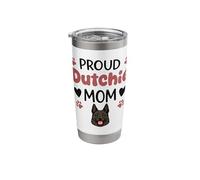 Proud Dutchie Mom Dutch Shepherd Dog Lover Stainless Steel Insulated Tumbler
