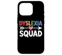 Proud Dyslexia Squad Allies Helping Neurodiverse Voices Case for iPhone 16 Pro
