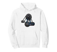 Proud Elevator Constructor Dad Father Family Trades Worker Pullover Hoodie