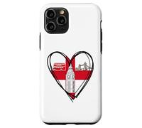 Proud English Boy Girl Dad Mom Aunt Hello England Flag Heart Case for iPhone 11 Pro