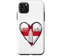 Proud English Boy Girl Dad Mom Aunt Hello England Flag Heart Case for iPhone 11 Pro Max