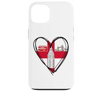 Proud English Boy Girl Dad Mom Aunt Hello England Flag Heart Case for iPhone 13