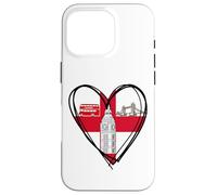 Proud English Boy Girl Dad Mom Aunt Hello England Flag Heart Case for iPhone 16 Pro