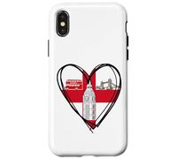 Proud English Boy Girl Dad Mom Aunt Hello England Flag Heart Case for iPhone X/XS
