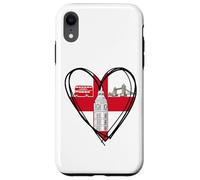 Proud English Boy Girl Dad Mom Aunt Hello England Flag Heart Case for iPhone XR