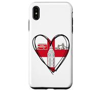 Proud English Boy Girl Dad Mom Aunt Hello England Flag Heart Case for iPhone XS Max