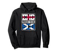 Proud English Scottish Mix England and Scotland Heritage Pullover Hoodie
