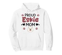 Proud Eskie Mom American Eskimo Dog Dog Lover Pullover Hoodie