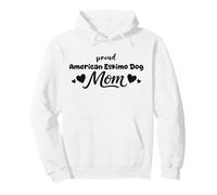 Proud Eskie Mom American Eskimo Dog Dog Lover Pullover Hoodie