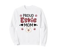Proud Eskie Mom American Eskimo Dog Dog Lover Sweatshirt