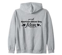 Proud Eskie Mom American Eskimo Dog Dog Lover Zip Hoodie