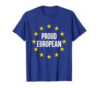 Proud European Anti Brexit Referendum Pro EU Flag T-Shirt