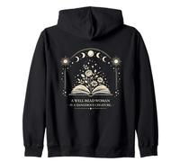 Proud Feminist Well Read Woman Is A Dangerous Creature Zip Hoodie