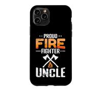 Proud Firefighter Uncle Axes Flame Case for iPhone 11 Pro