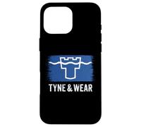 Proud Geordie I Love Newcastle A Cool Tyne and Wear Flag Case for iPhone 16 Pro Max