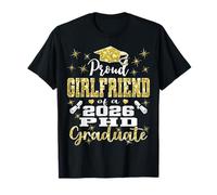 Proud Girlfriend Class of 2026 PHD Graduate Doctorate T-Shirt