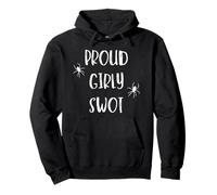 Proud Girly Swot - Lady Hale Spider Brooch Political Pullover Hoodie