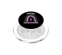 Proud Granddaughter Ace Pride Boho Rainbow PopSockets PopGrip for MagSafe