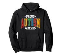 Proud Grandma Autism Awareness Family Matching Pullover Hoodie