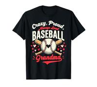 Proud Grandma for Women Happy Mother's Day Baseball Grandma T-Shirt