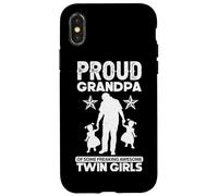 Proud Grandpa of Some Freaking Awesome Twin Girls Twins Case for iPhone X/XS