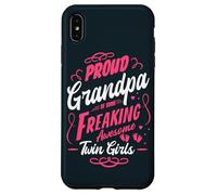 Proud Grandpa of Some Freaking Awesome Twin Girls Twins Case for iPhone XS Max