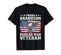 Proud Grandson of Korean War Veteran USA Family Matching T-Shirt
