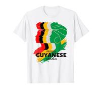 Proud Guyanese Woman with the Guyana Flag Colors T-Shirt