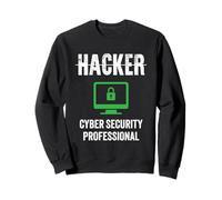 Proud Hackers Job Title Cyber Security Professional Shield Sweatshirt