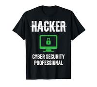 Proud Hackers Job Title Cyber Security Professional Shield T-Shirt