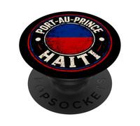 Proud Haitian Haiti Flag Day PopSockets Adhesive PopGrip