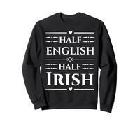 Proud Half English Half Irish Lineage Anglo Celtic Vibes Sweatshirt