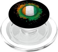 Proud Heritage Ivory Coast Flag Soccer Ball PopSockets PopGrip for MagSafe