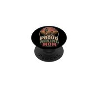 Proud Hiking Mom Hiker For Her Retro PopSockets Adhesive PopGrip